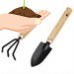 Unique Bargains Garden Planting Hand Tools Set Digging Trowel Hand Cultivator Rake   
